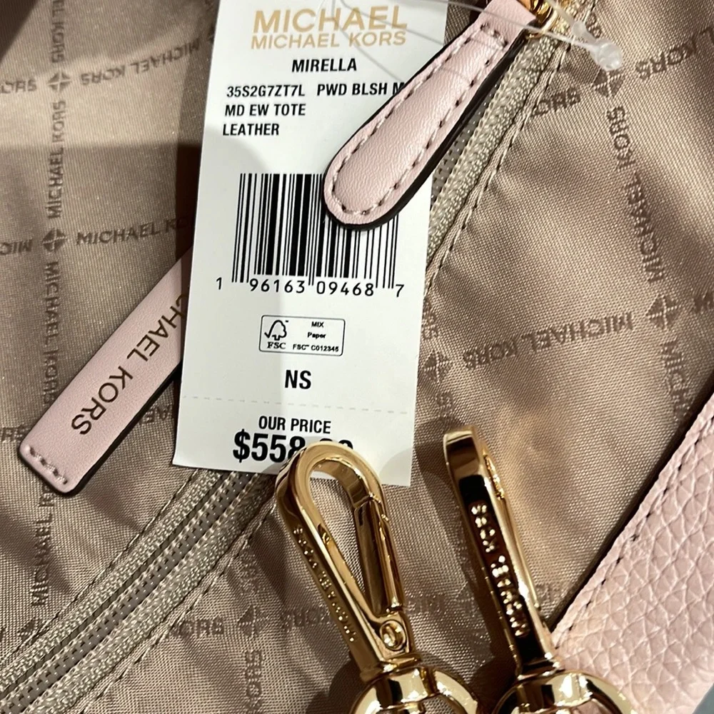 Michael Kors Medium Mirella 35S2G7ZT7L Tote Bag
Powder Blush Multi
NWT - Picture 5 of 16